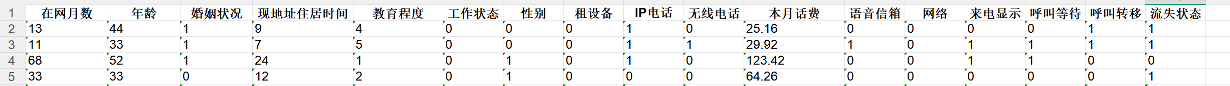 运行代码后执行，可直接输出前5行数据，**截图替换到文章即可**。