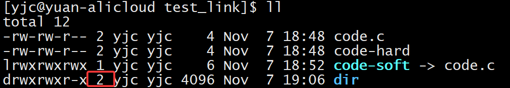目录硬链接数示意图1