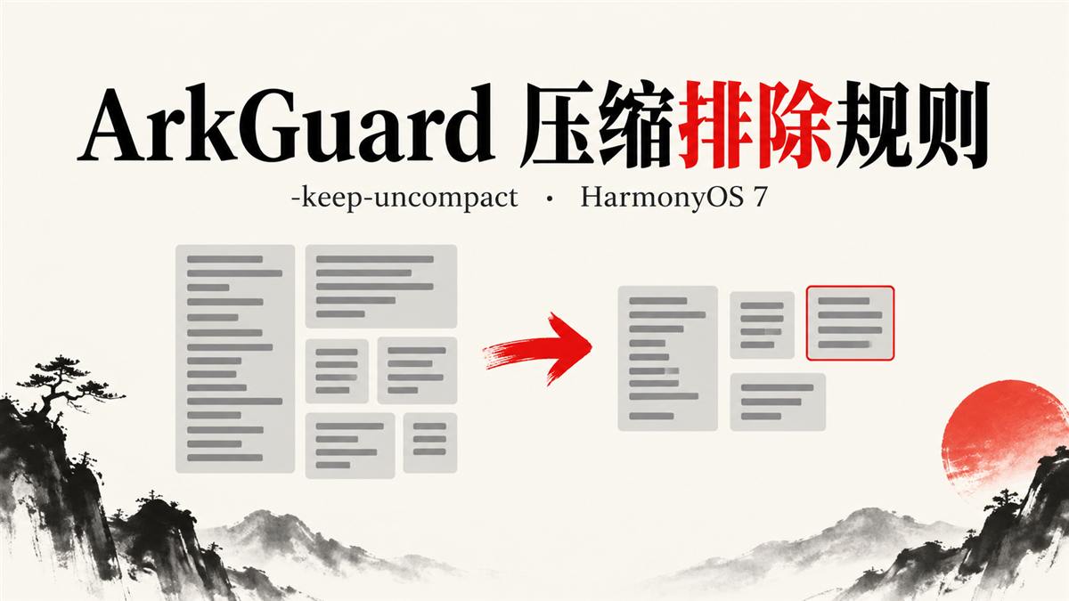 ArkGuard API26 压缩排除规则封面
