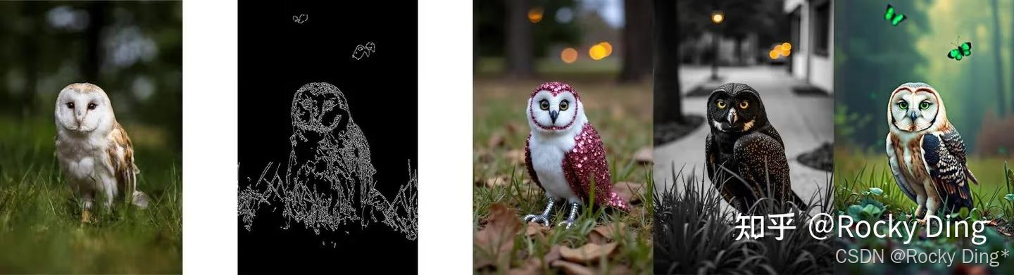 FLUX.1 Canny/Depth的控制生成效果