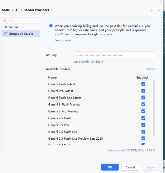 Andriod studio使用Gemini 如何申请 Gemini API Key_google ai studio api key-CSDN博客