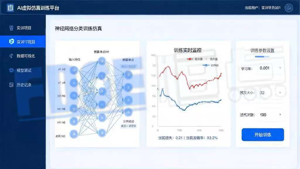 人工智能专业虚拟仿真模拟训练平台