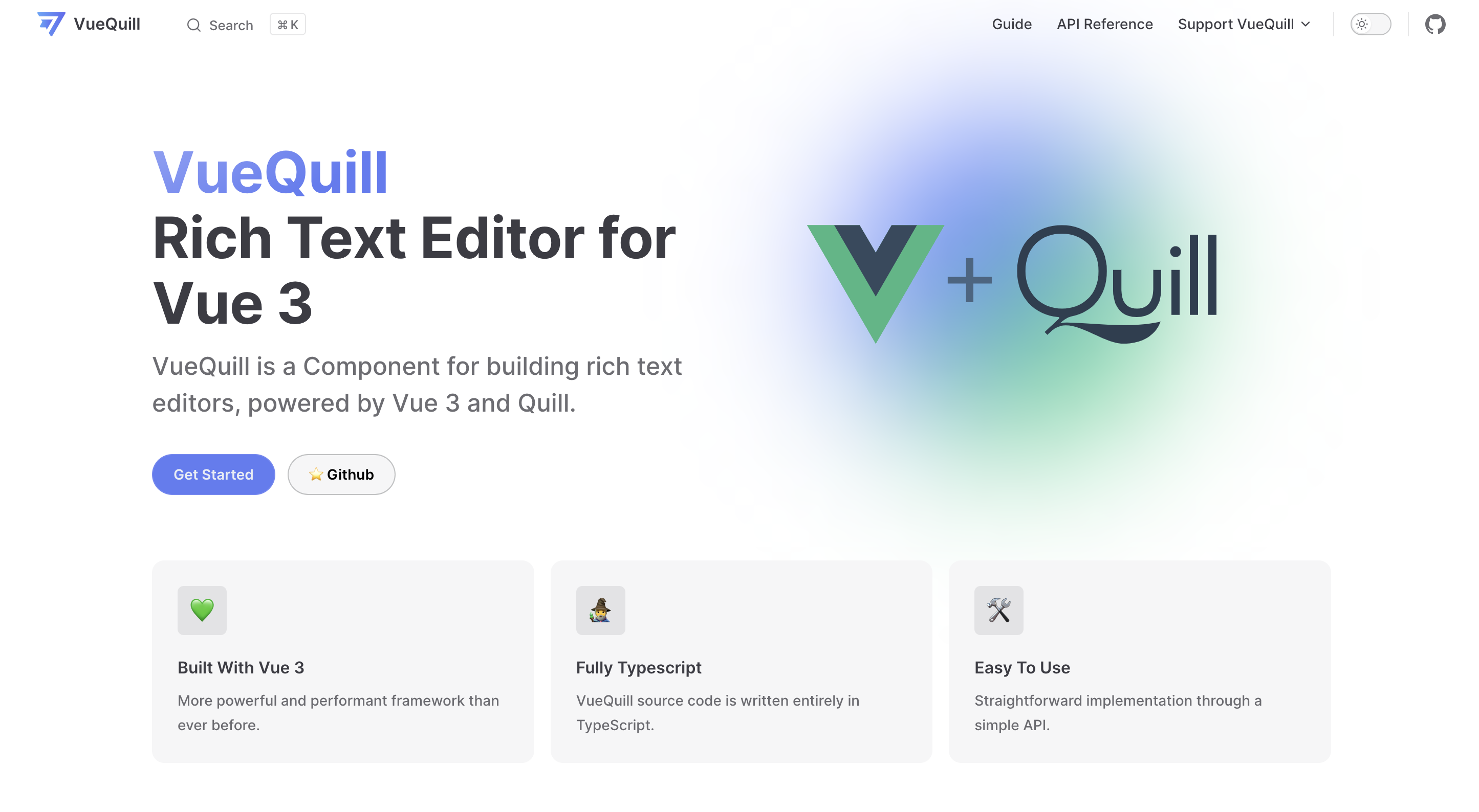 Quill Editor Diff VueQuill 编辑器在 vue 3中的集成_vue-quill-editor支持vue3吗-CSDN博客