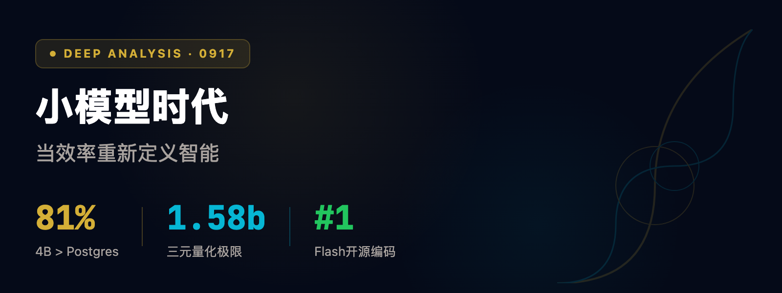 封面:小模型时代 — 效率革命的引擎正在切换
