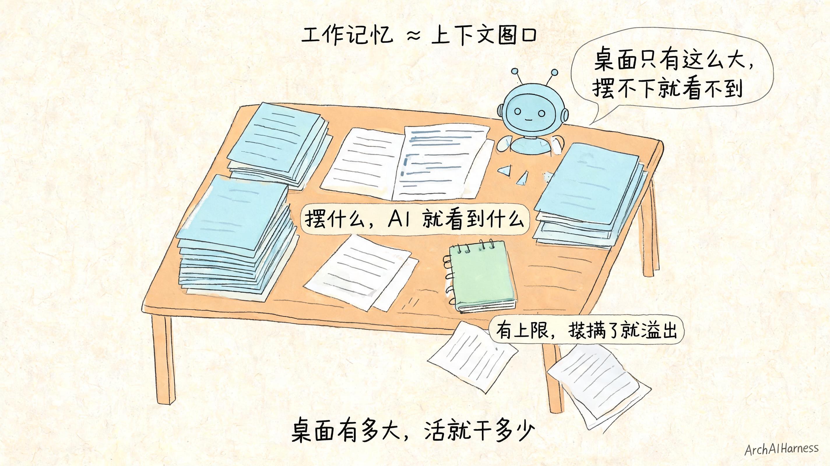 工作记忆就像办公桌桌面,空间有限