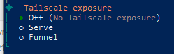 tailscale暴露方式