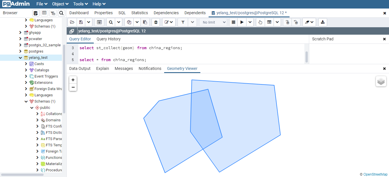 PostGIS新手必读:ST_Union与ST_Collect的简单区别与使用示例_postgis 测试数据-CSDN博客