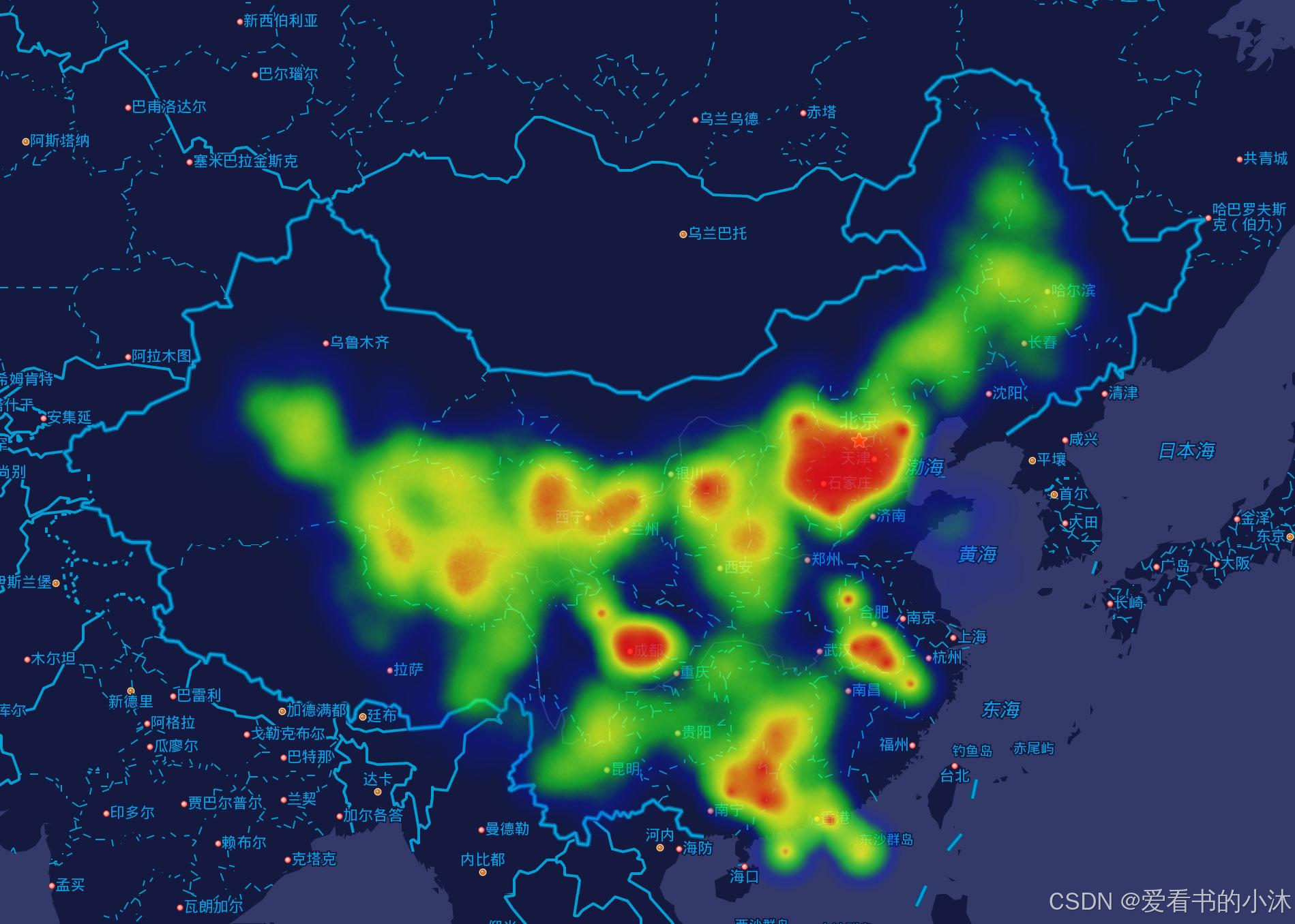 【小沐杂货铺】基于Three.JS绘制云图/热力图/CAE物理场渲染（Three.JS、WebGL、CAE、heatmap）_ue 温度3d ...