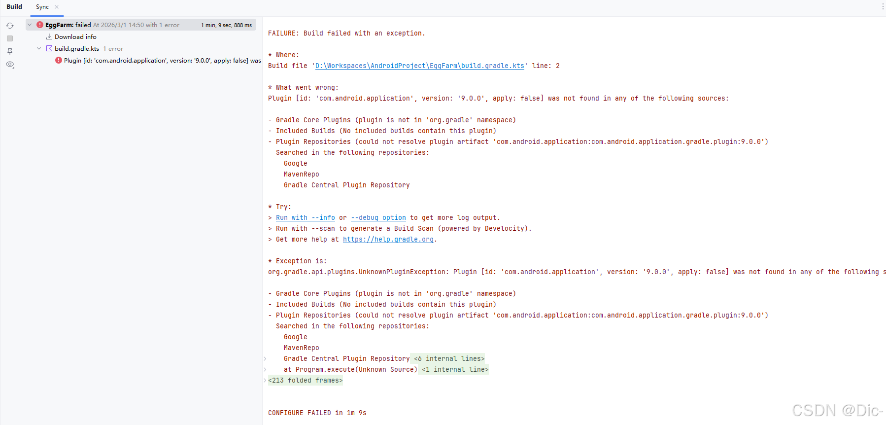 android:could not install gradle distribution from... Gradle Sync 报错 Plugin [id: ‘com.android.application‘, version: ‘9.0.0 ...