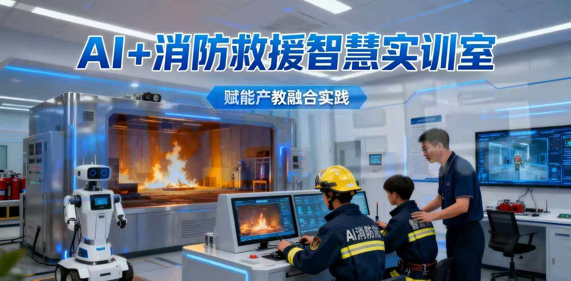 AI+消防救援智慧实训室赋能产教融合实践