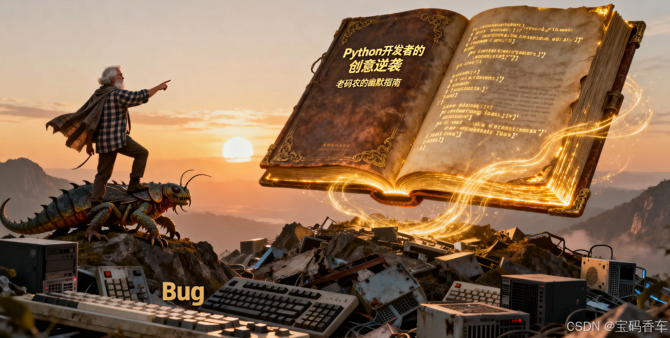 Python开发者的创意逆袭：当AI嚼数据时如何用脑洞破局——老码农的幽默指南