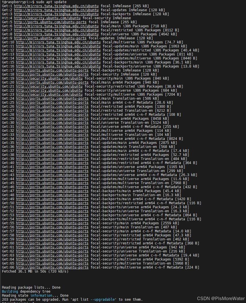解决：E:Failed to fetch https://mirrors.tuna.tsinghua.edu.cn/ubuntu/dists ...