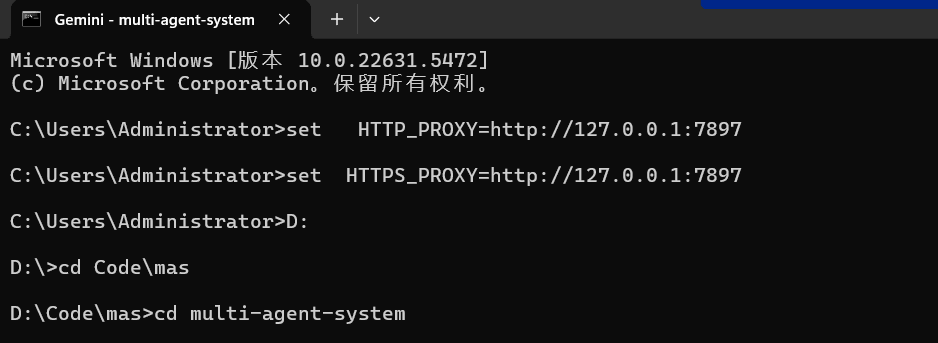 Vibe Coding - Gemini ： API Error: exception TypeError: fetch failed ...