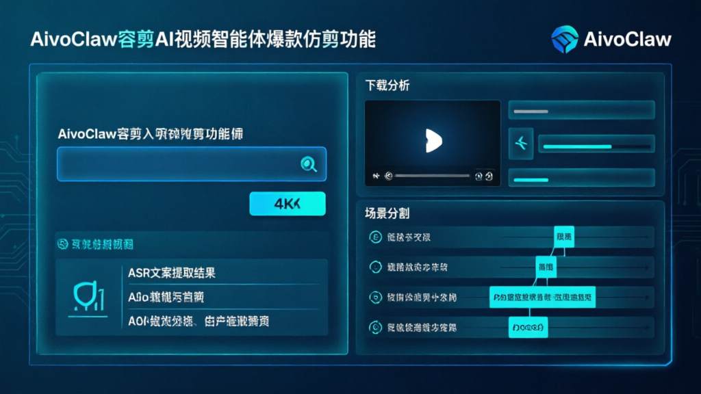 AivoClaw爆款仿剪功能