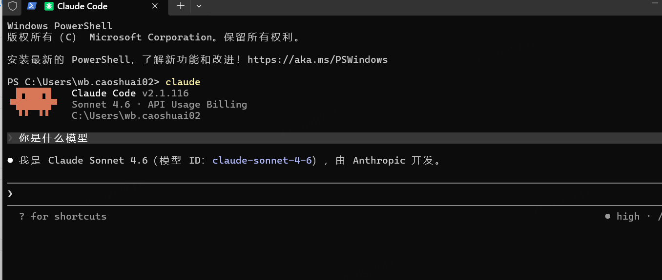 重启Claude测试