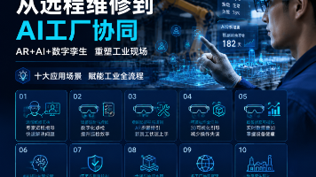 工业AR进入智能化阶段:AR+AI+数字孪生融合架构解析封面图