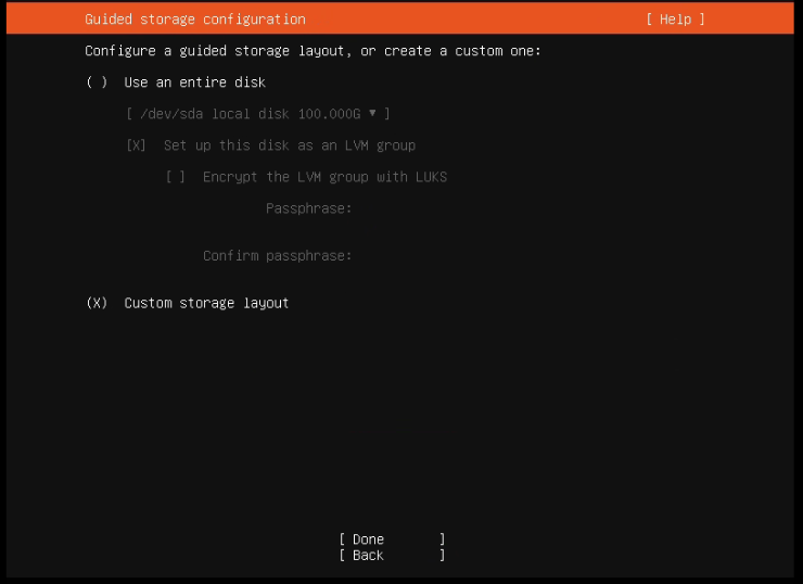 Ubuntu 20.04.4 Server 图文安装教程[含磁盘分区、设置固定IP地址]_ubuntu server安装教程