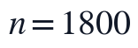 n=1800