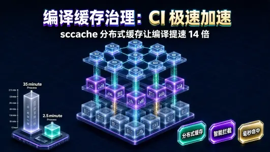 C/C++ 与 Rust 编译缓存治理:ccache 与 sccache 在 CI 中的配置实践封面图