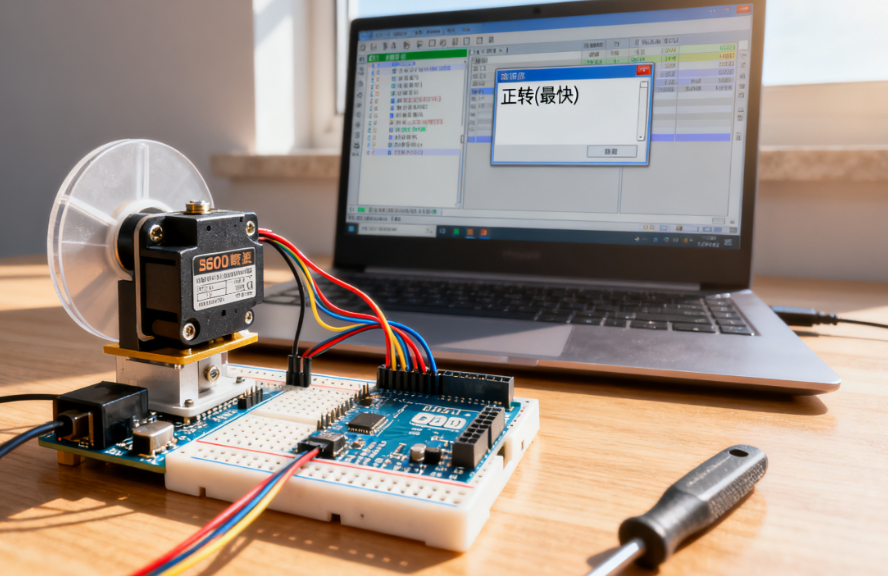 Arduino 360 一文搞定!360 度舵机与 Arduino 的「双向奔赴」:原理 + 接线 + 代码 + 排坑_360舵机工作原理-CSDN博客