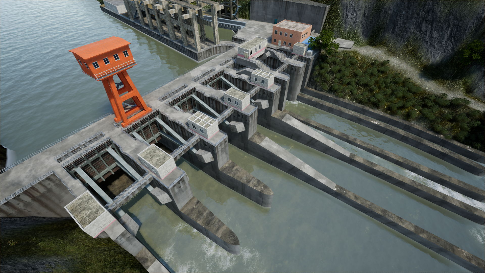 数字孪生水利大坝