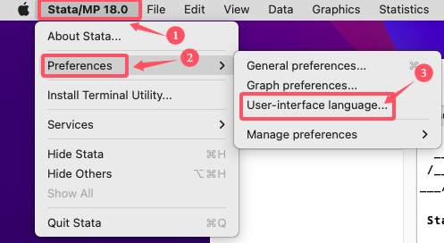 按图所示步骤进入语言设置