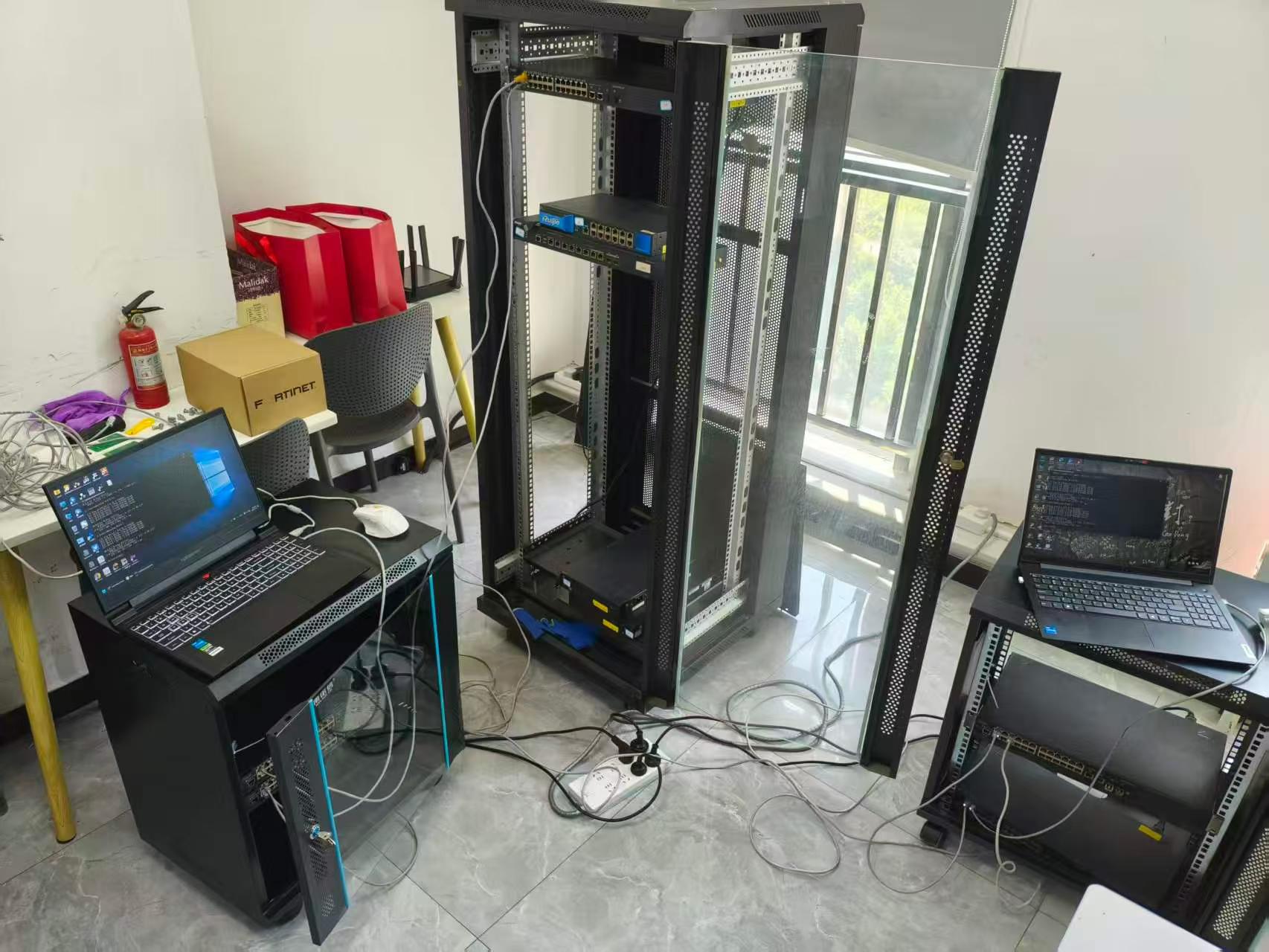 交换机连接PC机