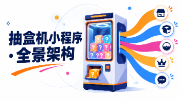 潮玩品牌自建抽盒机小程序——商城 + 抽盒 + 一番赏 + 会员 + 社区,一套代码怎么搭封面图