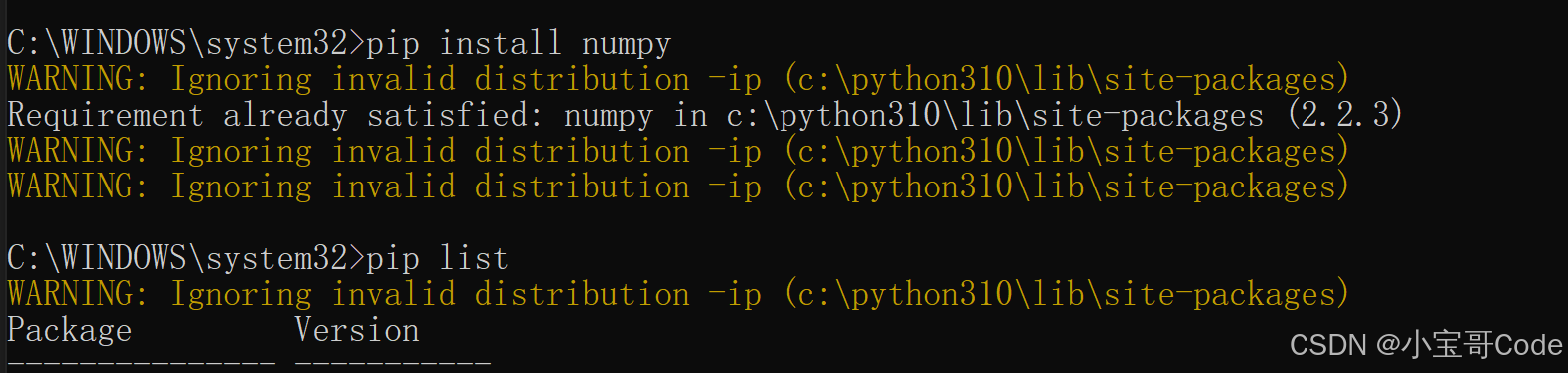 pip install numpy_numpy 2.2.6-CSDN博客