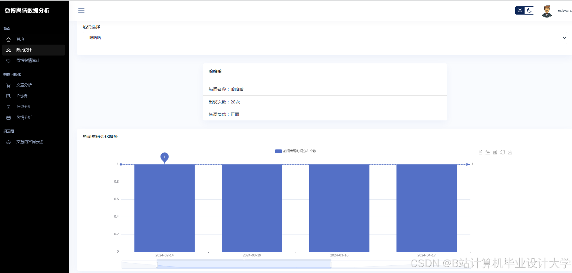 计算机毕业设计Python+大模型微博舆情分析系统 微博舆情预测 微博爬虫 微博大数 据(源码+LW文档+PPT+详细讲解)-CSDN博客