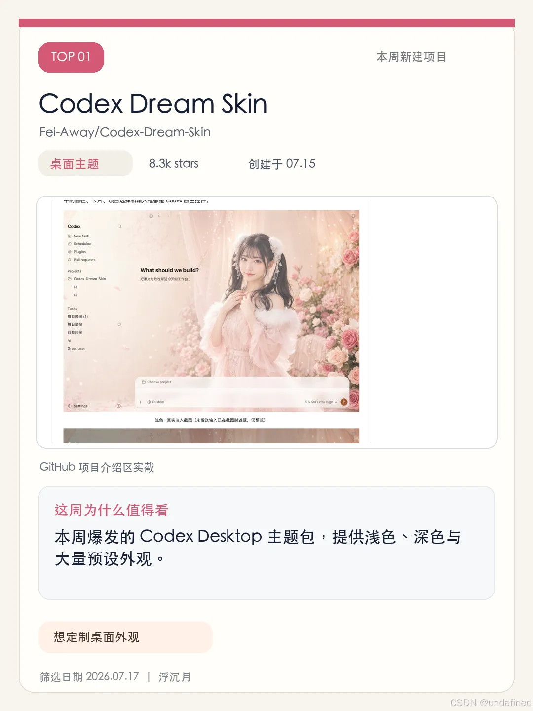 Codex Dream Skin