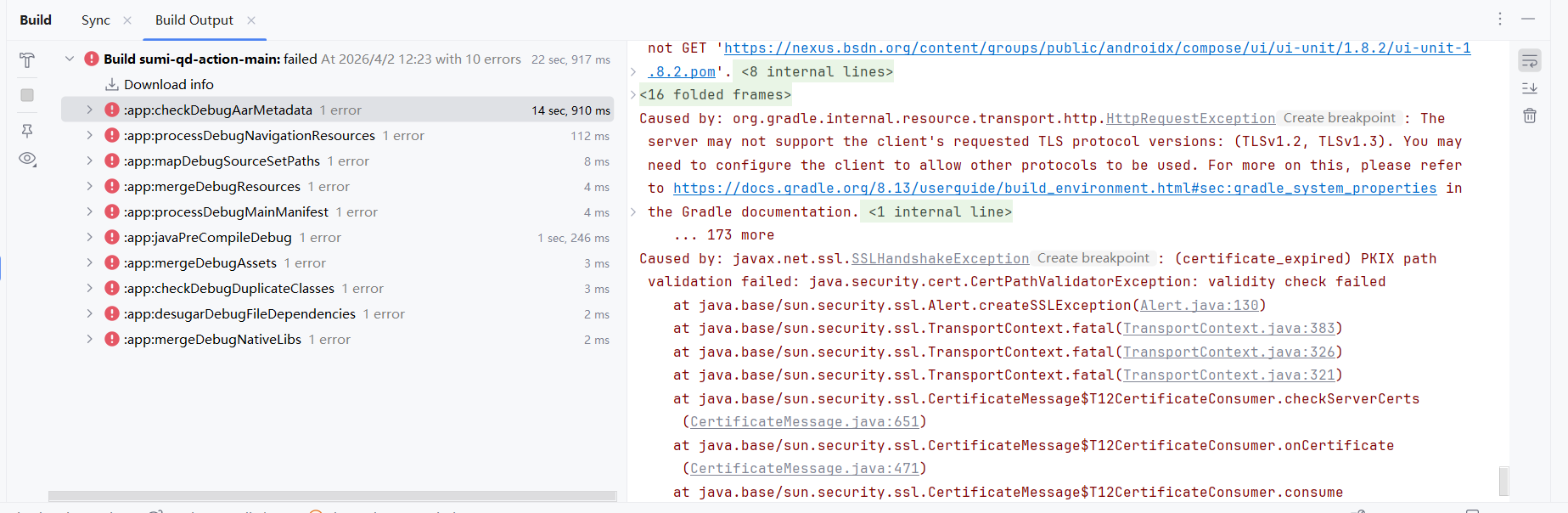 (certificate_expired) PKIX path validation failed: java.security.cert ...
