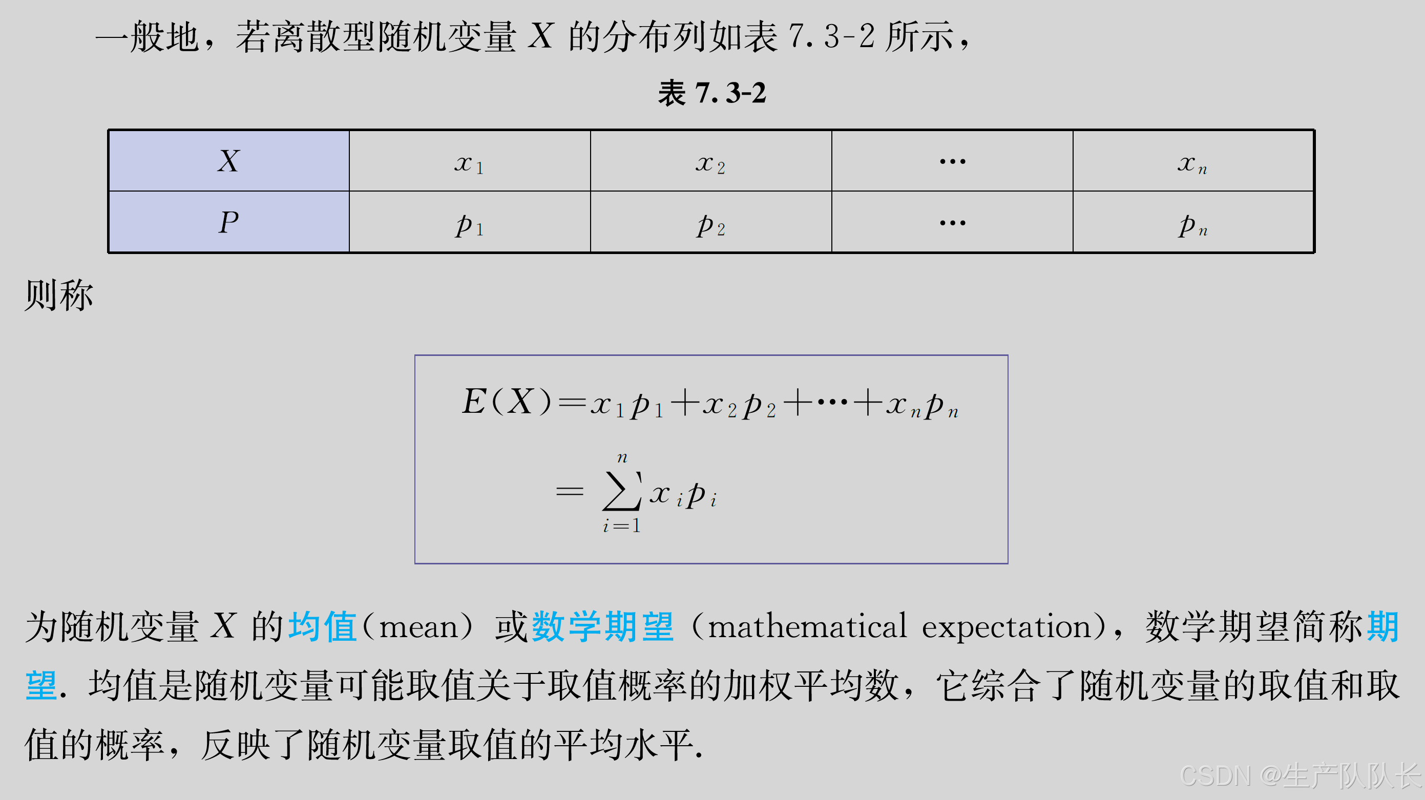 高中数学：随机变量-离散型随机变量的数字特征-CSDN博客