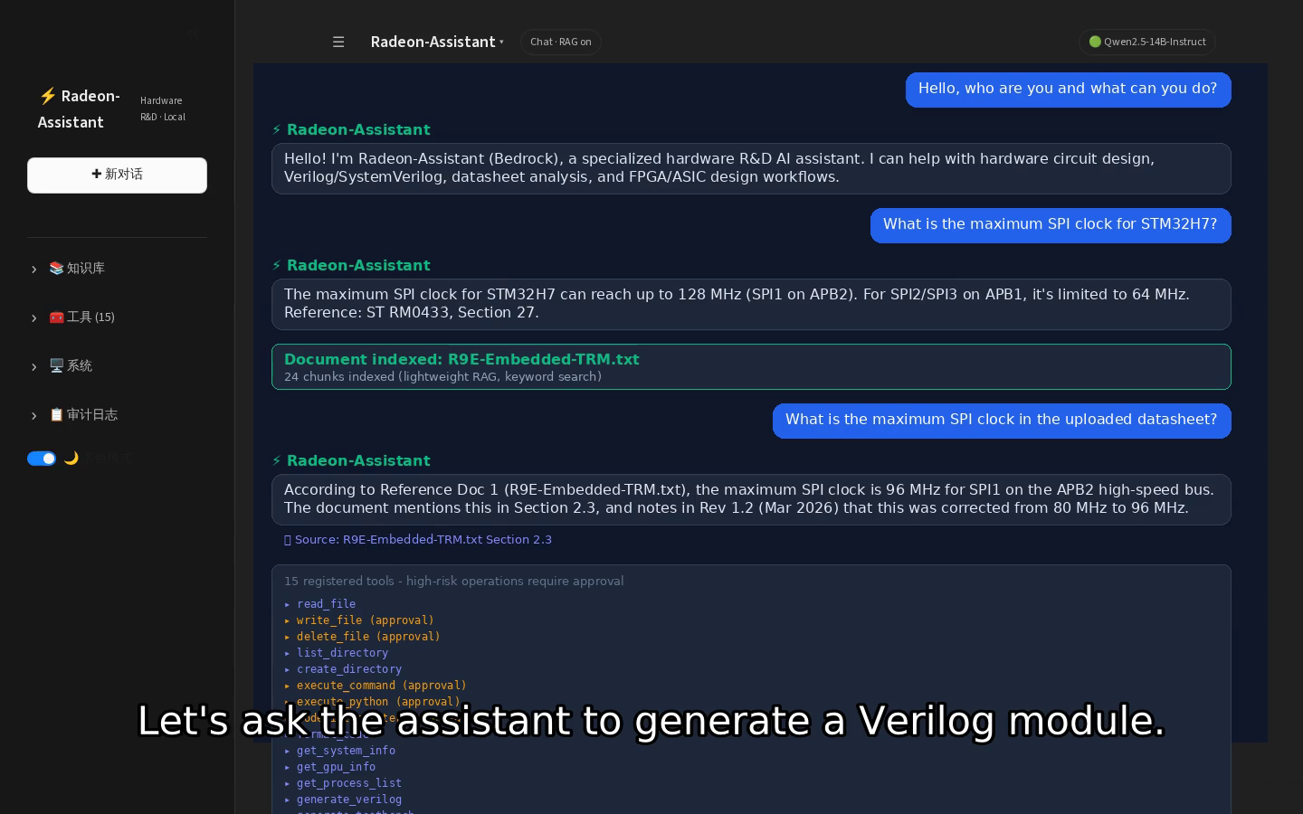 Verilog 模块生成实际效果