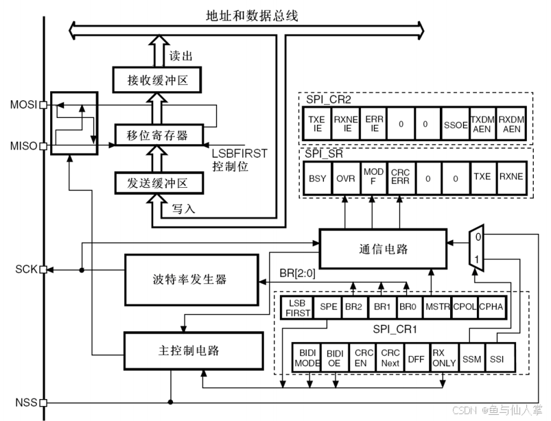 STM32的串行外设接口SPI