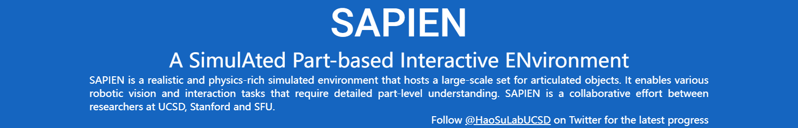 SAPIEN主页