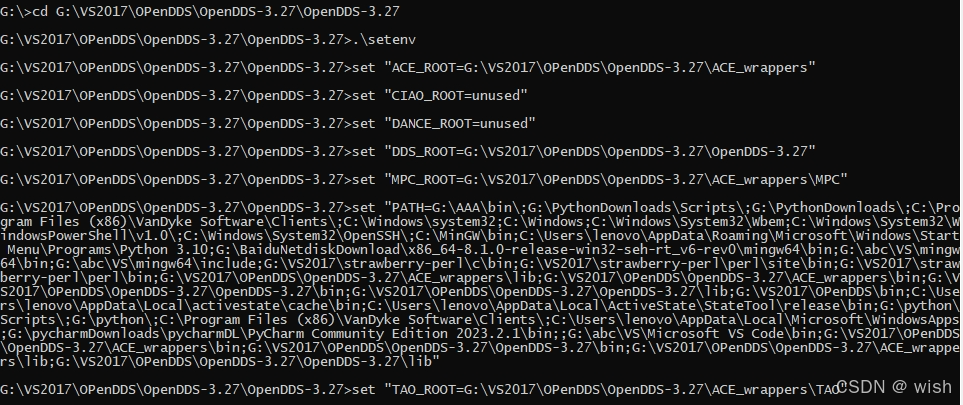 OPENDDS安装及运行(Windows)-CSDN博客