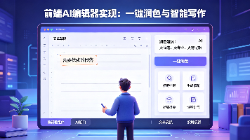 前端AI编辑器实现:一键润色与智能写作封面图