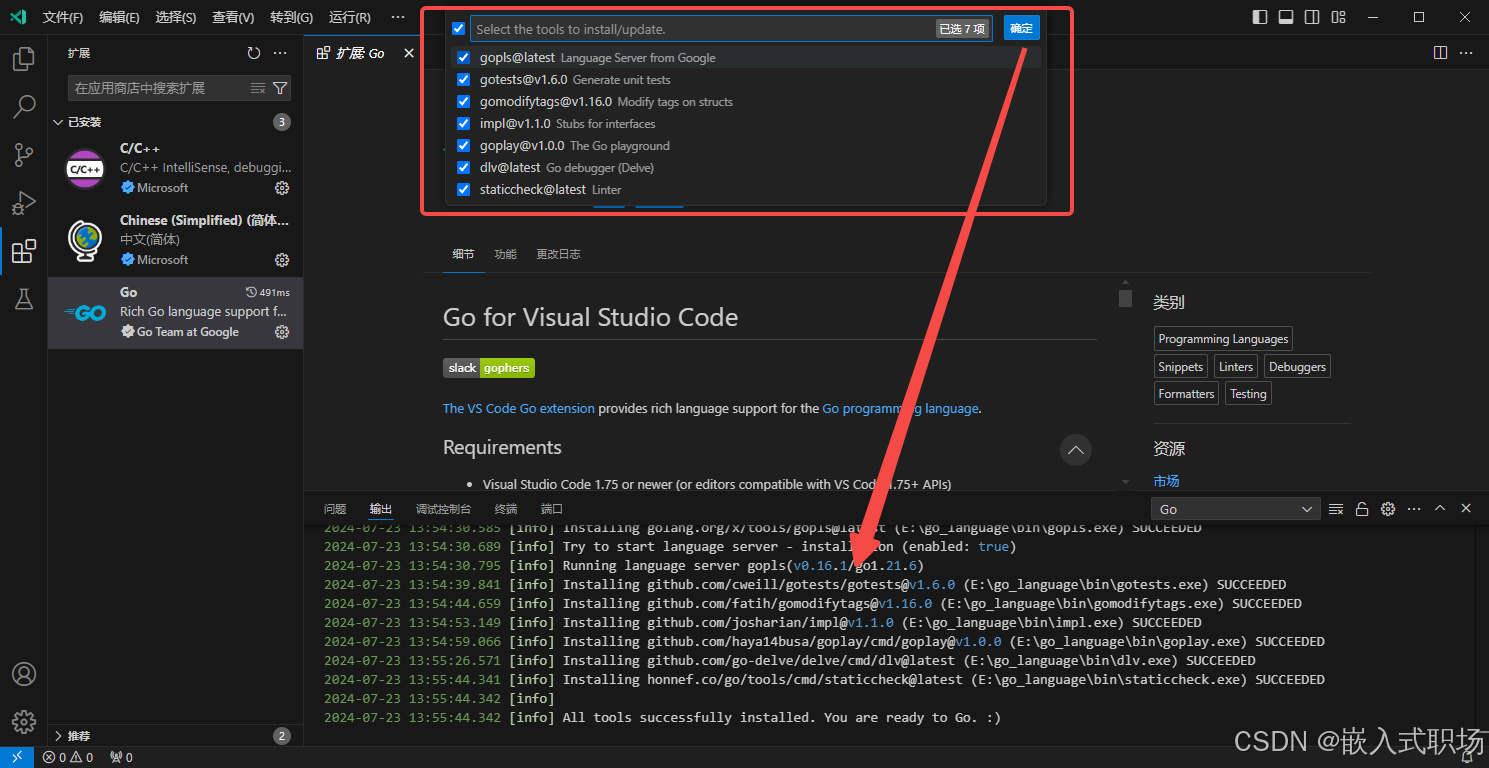 vscode配置go运行环境_vscode运行go-CSDN博客