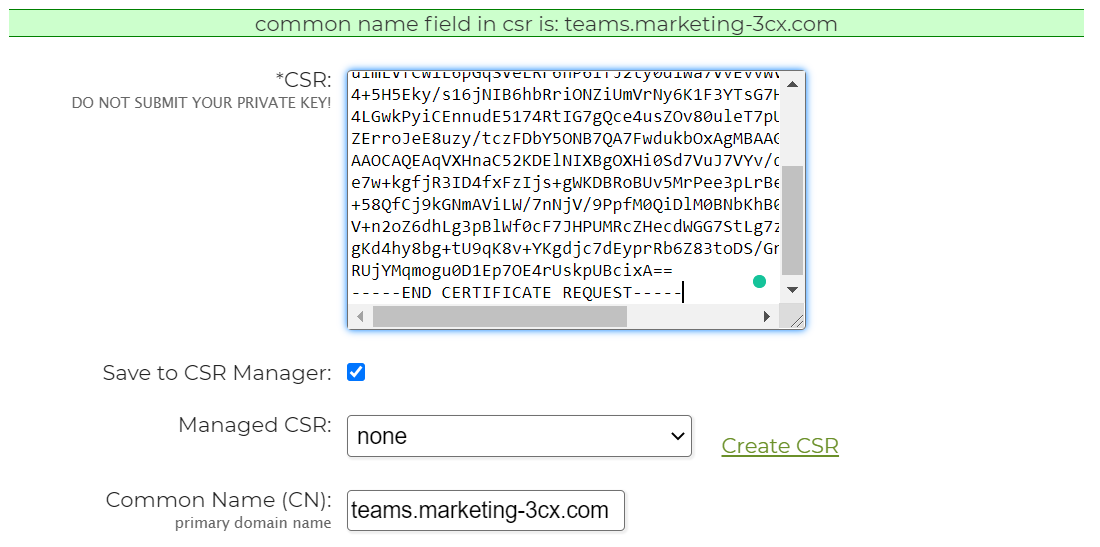 示例使用 SSL.com
