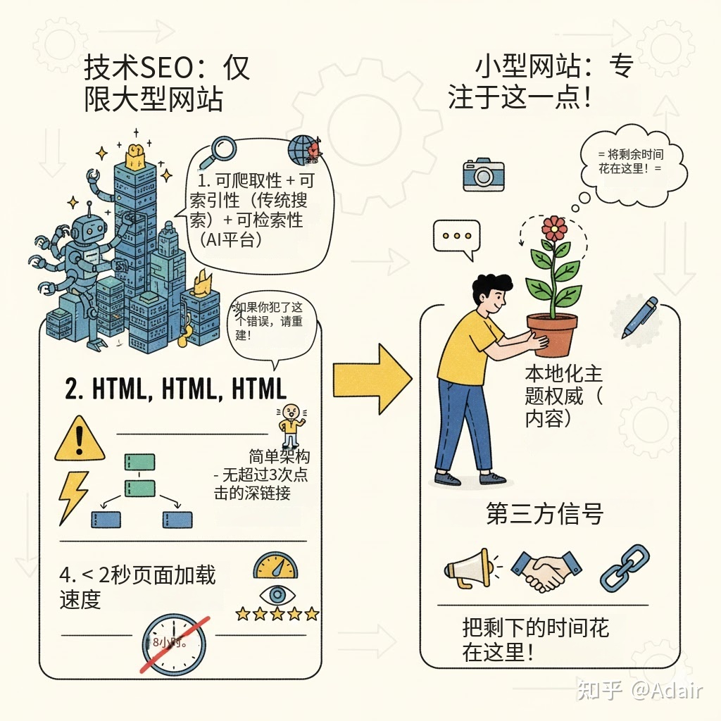 简单的架构-点击深度不超过3次，打开速度< 2秒页面加载速度 -- 小网站没有借口慢