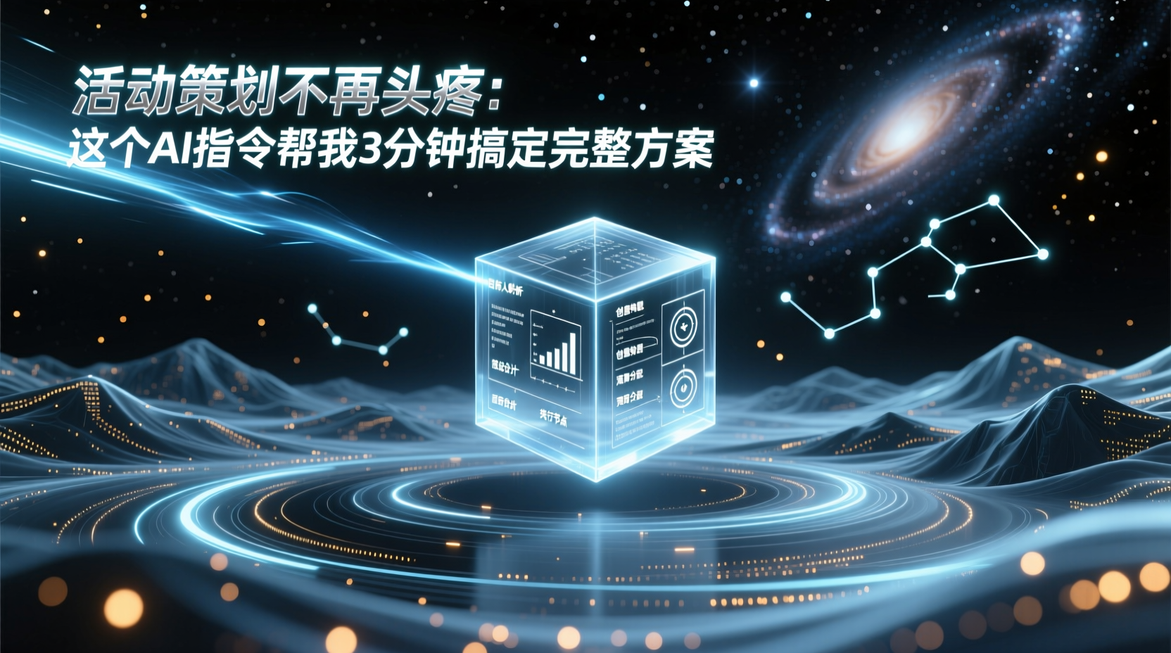 活动策划不再头疼:这个AI指令帮我3分钟搞定完整方案