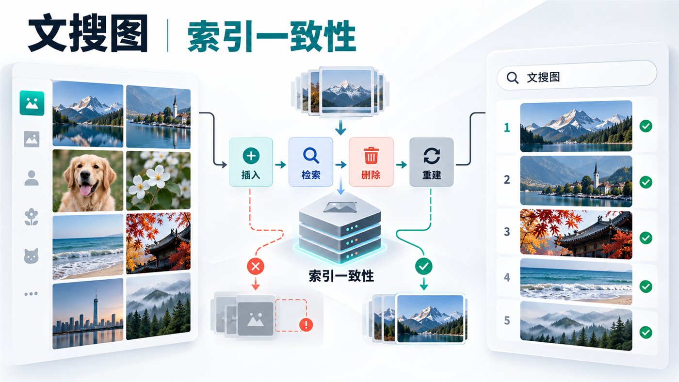文搜图索引一致性