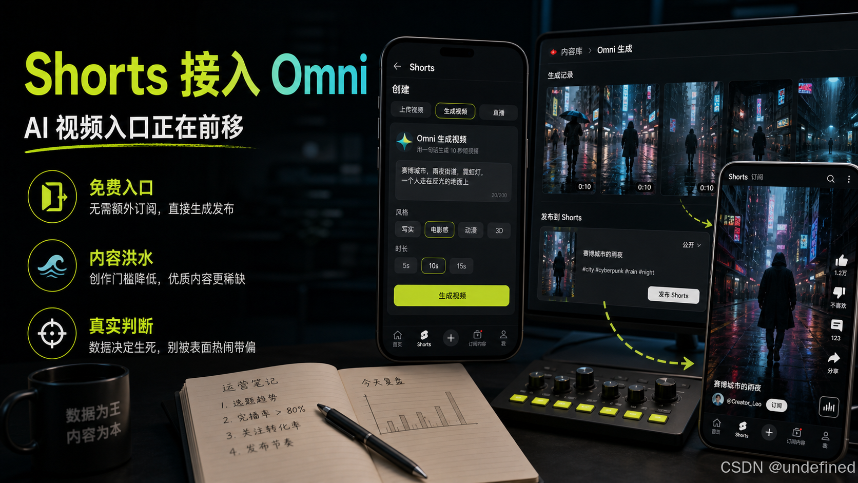 Shorts 接入 Omni:AI 视频入口正在前移