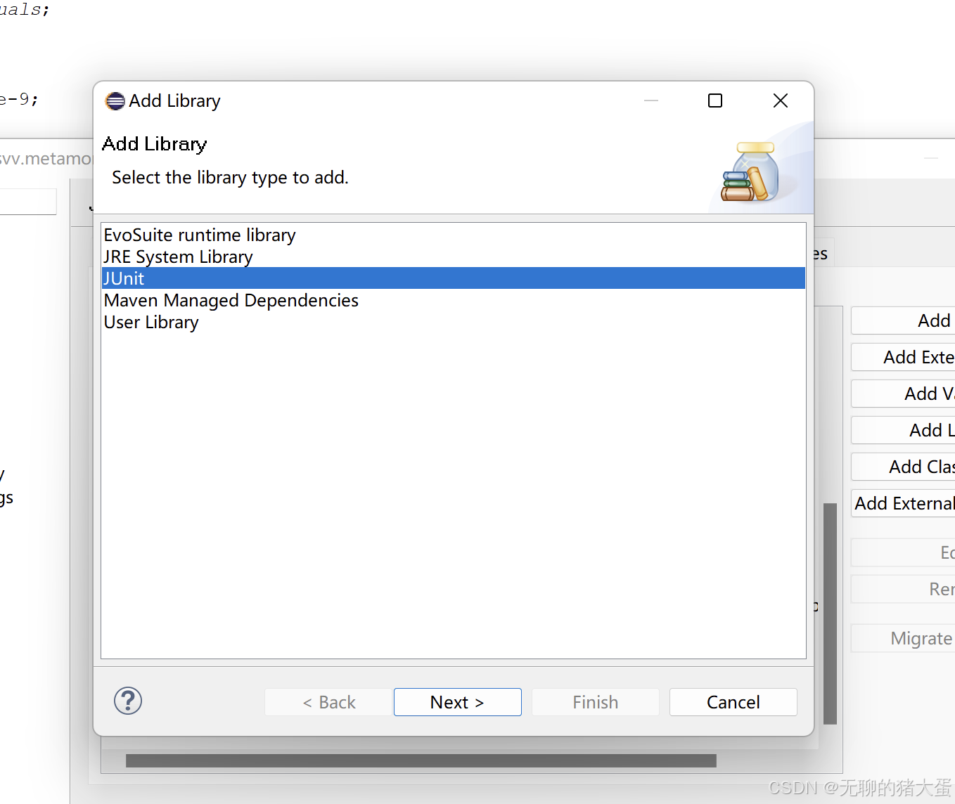 Eclipse JUnit测试提示No tests found with test runner Junit5-解决方法1；-CSDN博客
