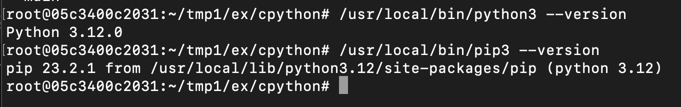 从源码安装 python 3.12 步骤