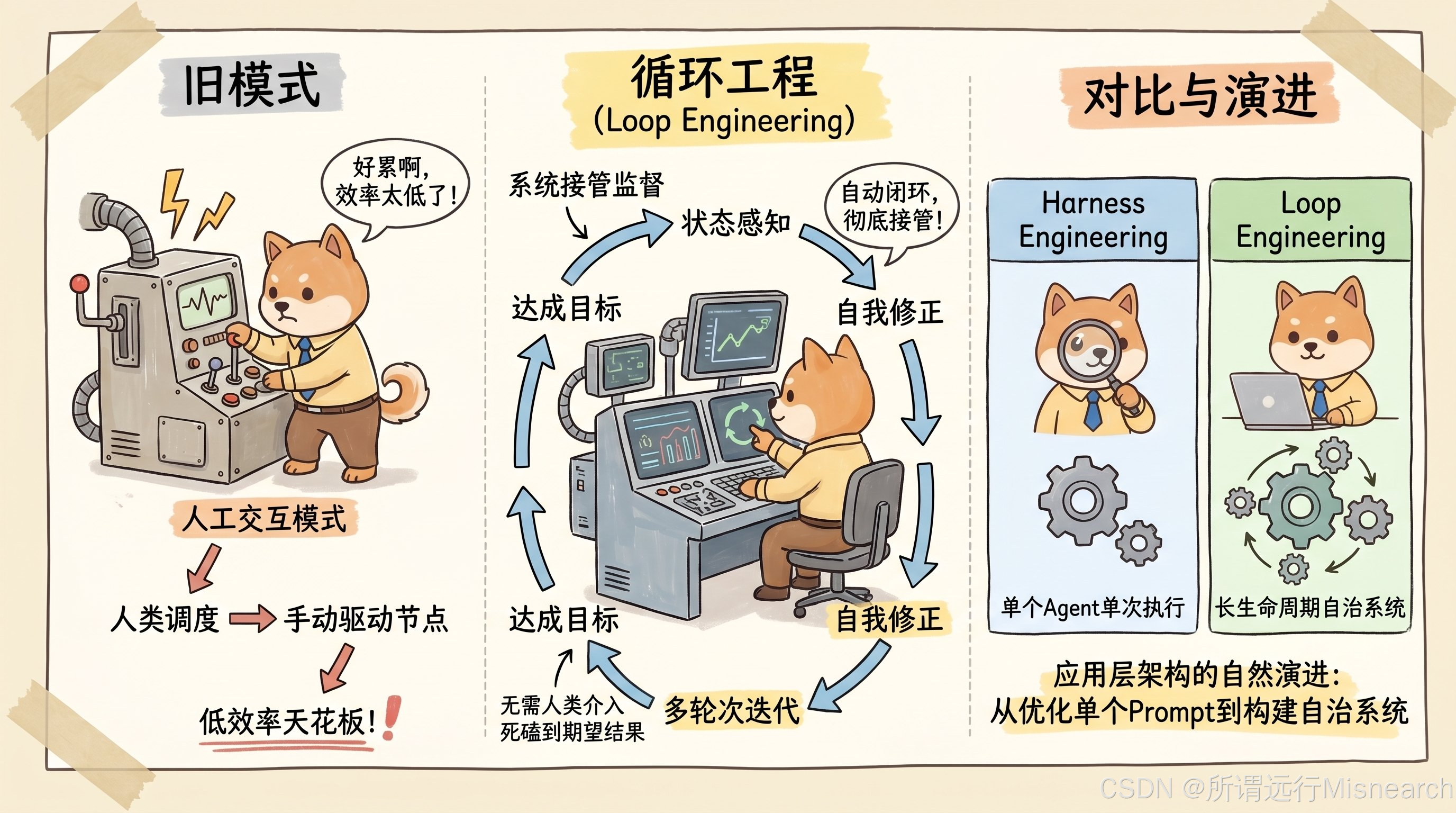 别再手写提示词了！一文读懂 AI 编程新范式：Loop Engineering（循环工程）-CSDN博客