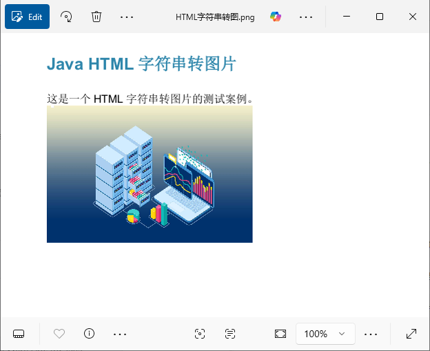 HTML字符串转换为图片
