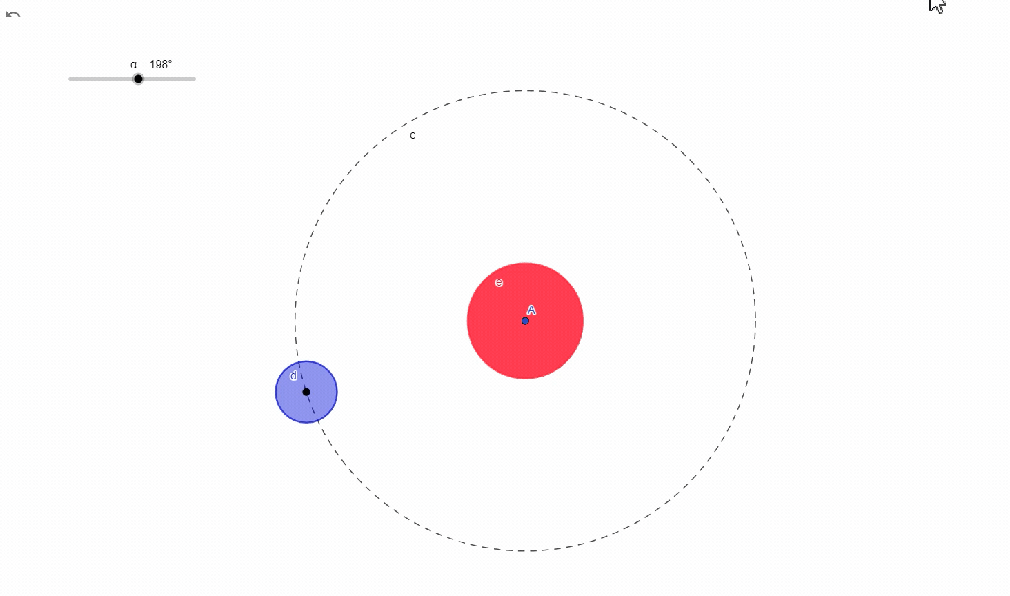 GeoGebra中级篇034—GeoGebra的圆心和半径圆工具(圆心半径画圆法)(Circle with Center and Radius ...