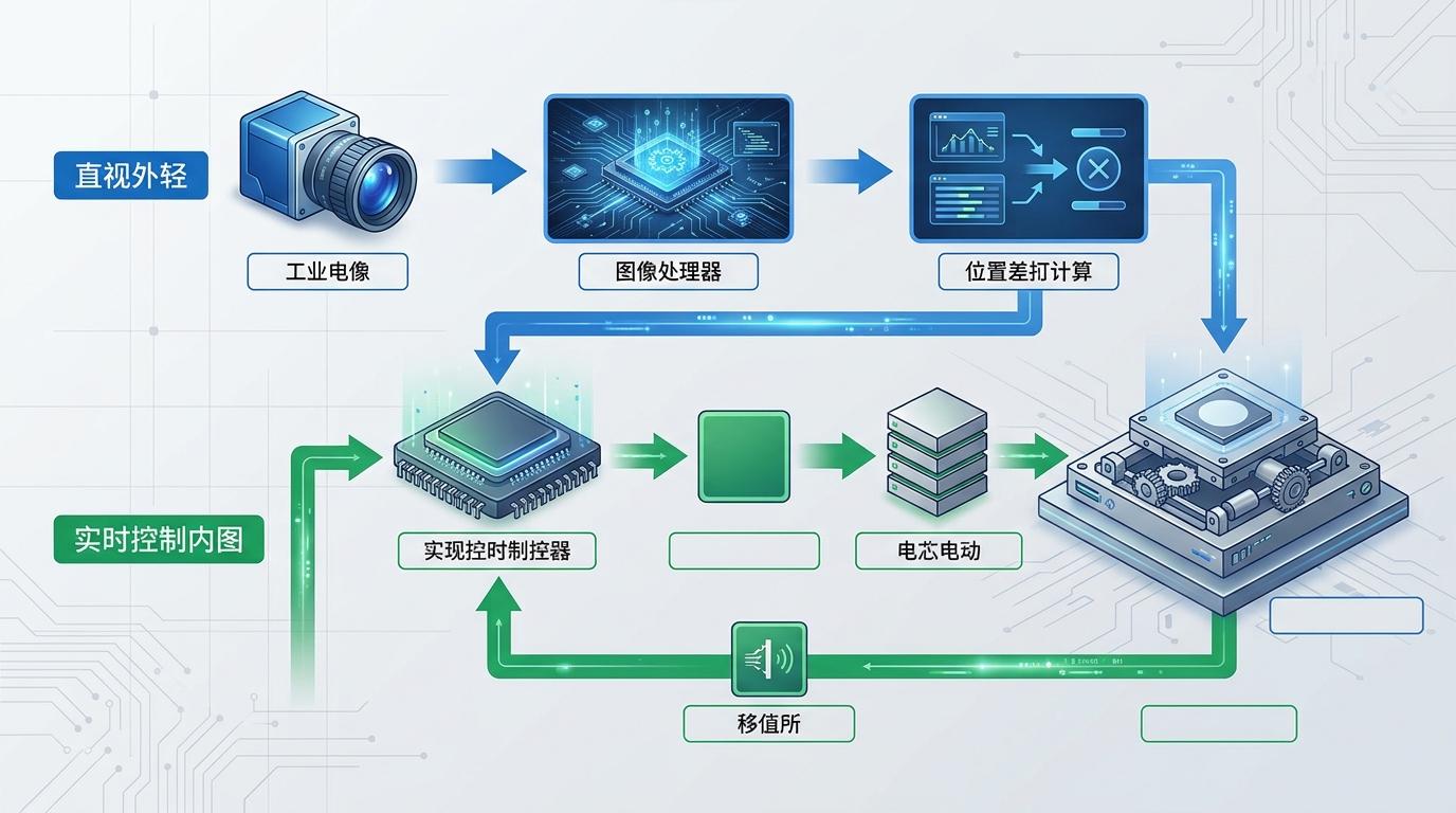视觉外环与实时控制内环的分层控制结构